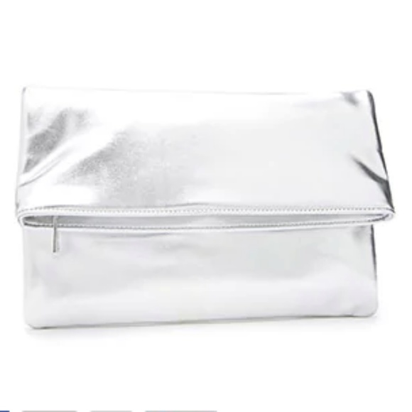 Forever 21 Handbags - NWT Metallic Fold-Over Clutch